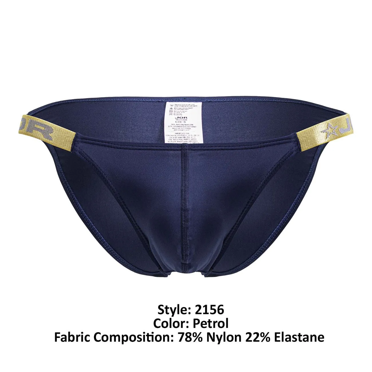Vêtements_Jor_Sous-vêtements Homme JOR 2156 Bikini Eros Couleur Pétrole