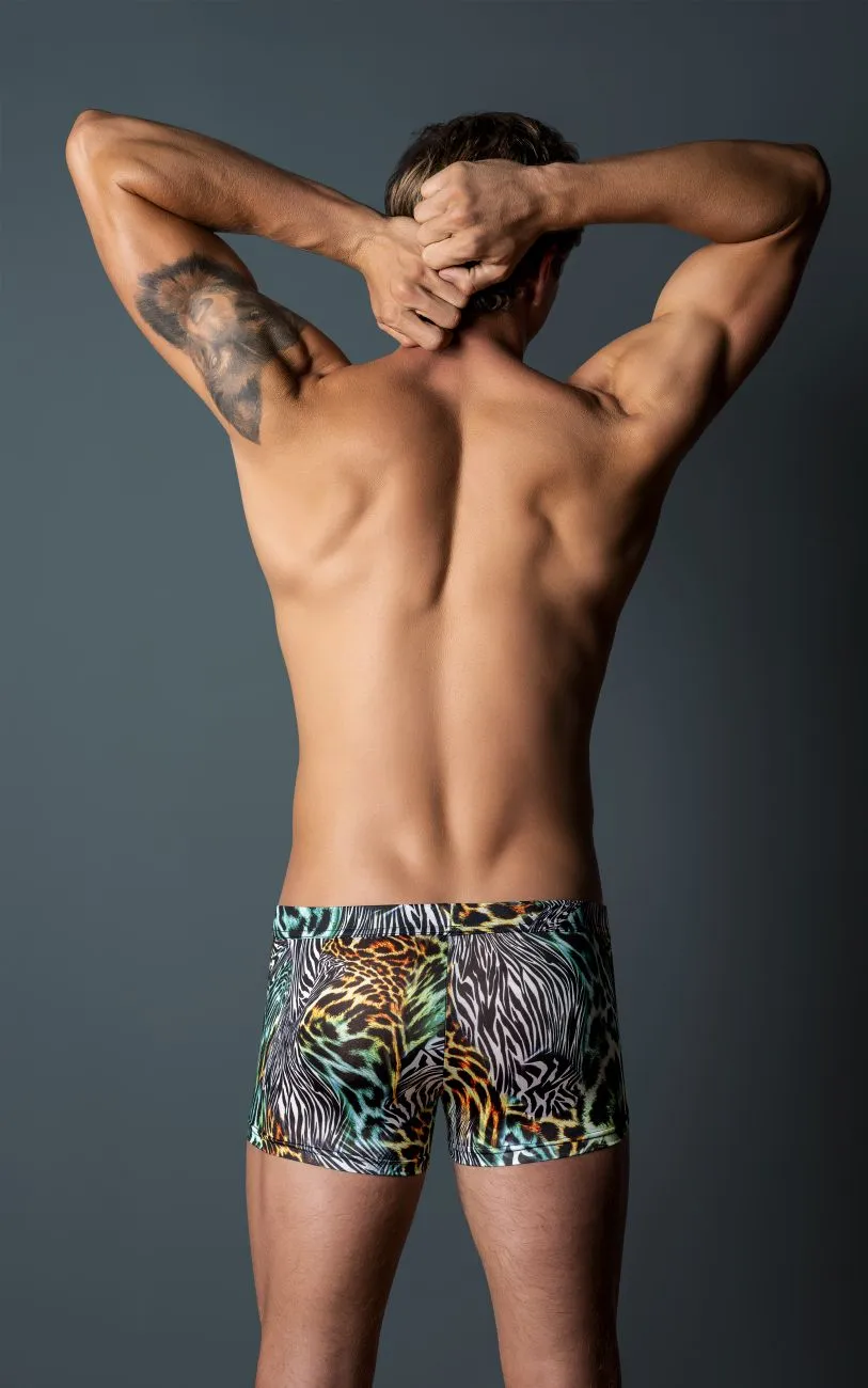 Vêtements Homme Power Sous-vêtements Homme Power 143-295 Libérez-vous Mini Short Couleur Multi Animaux