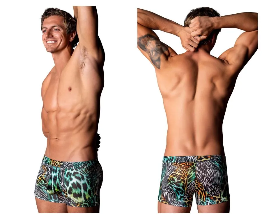 Vêtements Homme Power Sous-vêtements Homme Power 143-295 Libérez-vous Mini Short Couleur Multi Animaux