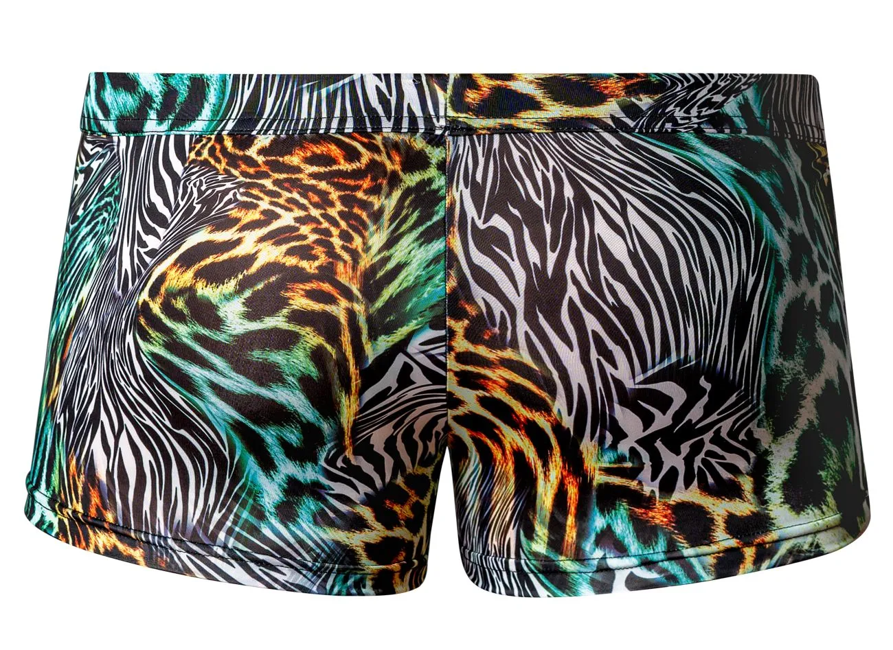 Vêtements Homme Power Sous-vêtements Homme Power 143-295 Libérez-vous Mini Short Couleur Multi Animaux