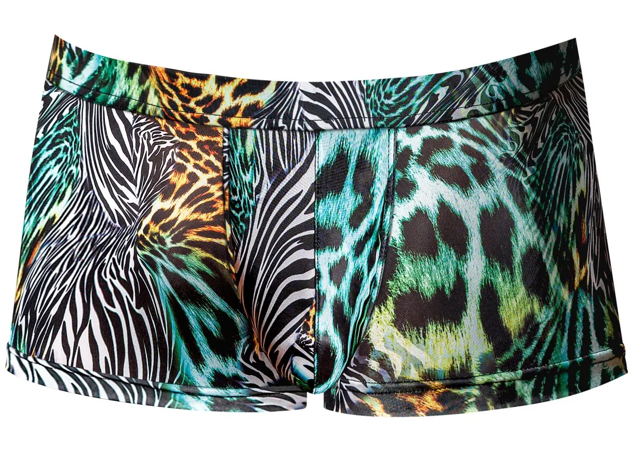 Vêtements Homme Power Sous-vêtements Homme Power 143-295 Libérez-vous Mini Short Couleur Multi Animaux