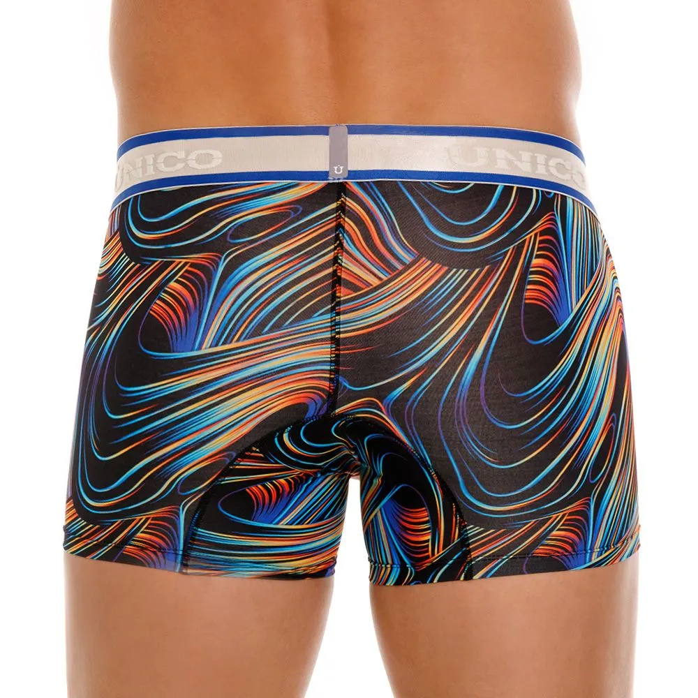 Vêtements_Mundo Unico_Sous-vêtements Hommes Unico 24100100104 Caleçon Trunks Couleur 99-Noir