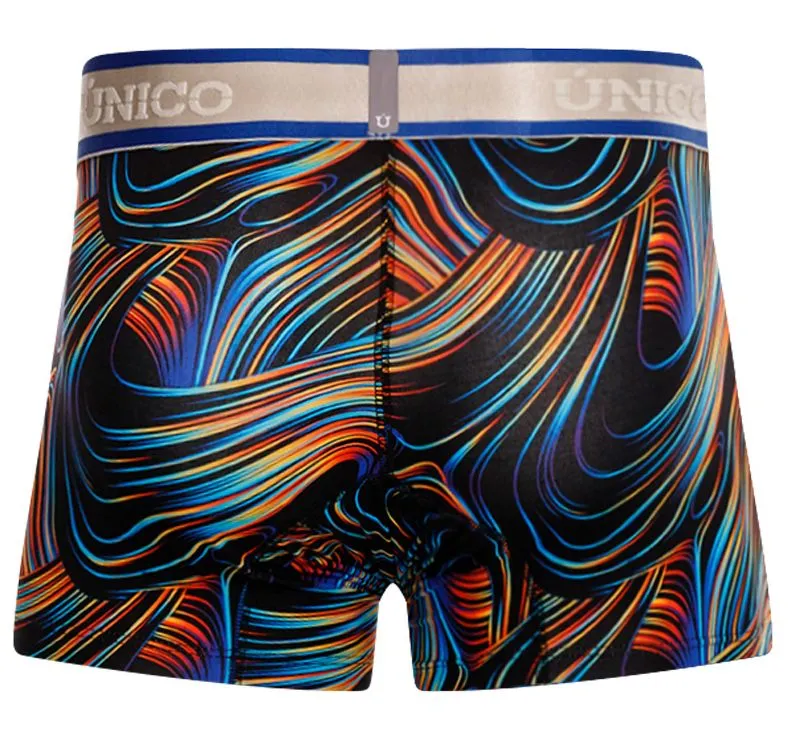 Vêtements_Mundo Unico_Sous-vêtements Hommes Unico 24100100104 Caleçon Trunks Couleur 99-Noir