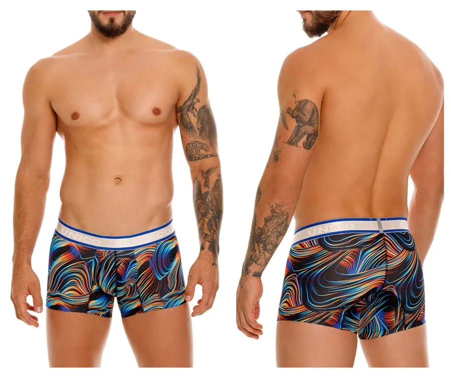 Vêtements_Mundo Unico_Sous-vêtements Hommes Unico 24100100104 Caleçon Trunks Couleur 99-Noir