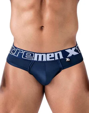 Sous-vêtements pour hommes Xtremen 91208b Microfibre Strings Marine