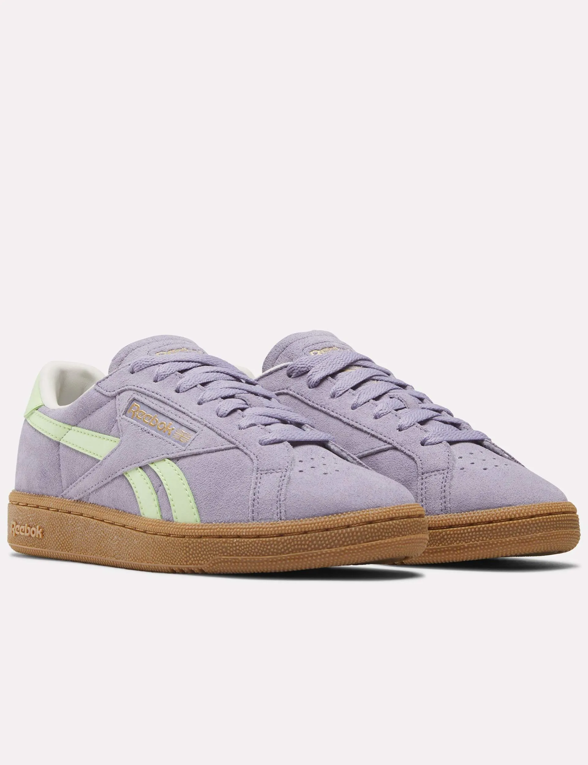 Chaussures Club C Grounds - Violet Crépuscule/Vert Astro/Gomme