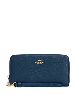 Portefeuille Coach Long Zip Around Sacs Coach