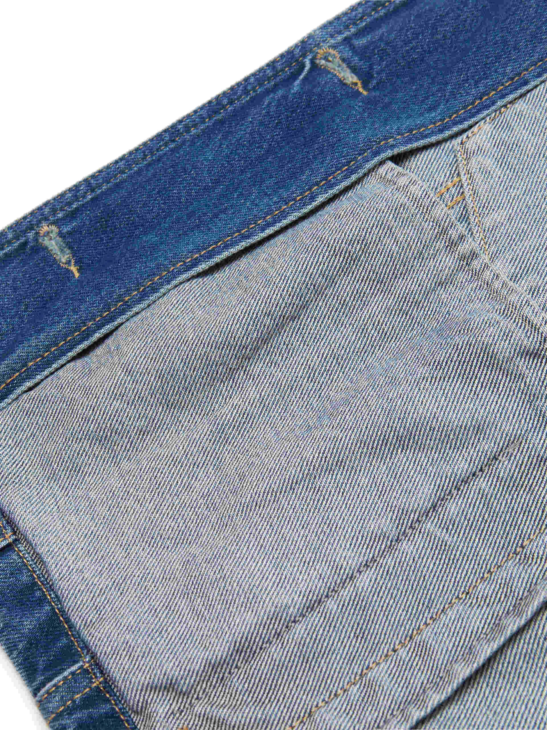 Veste en denim sans col