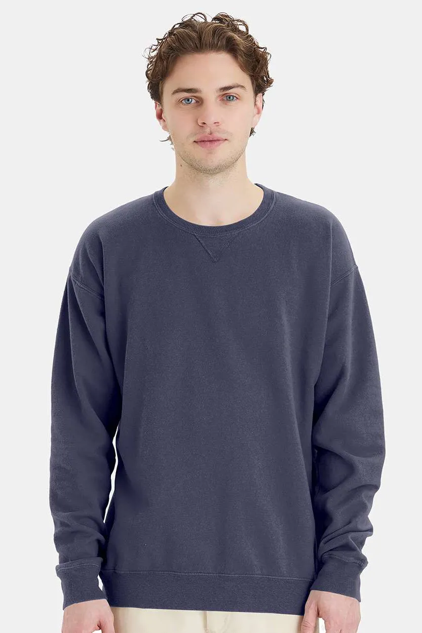 Sweat à capuche ComfortWash By Hanes pour Homme - Bleu Ardoise Anchor