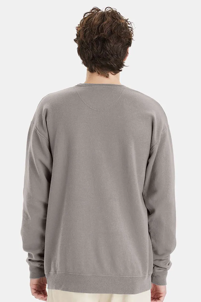 Sweat-shirt à col rond ComfortWash By Hanes pour homme - Gris béton
