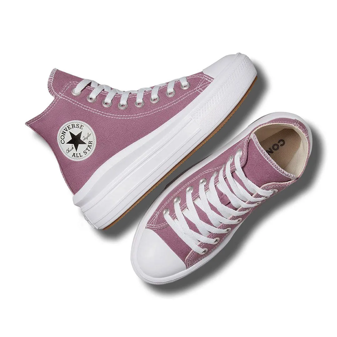 Converse - Chaussures montantes à plateforme Chuck Taylor All Star Move pour femme (A05477C)