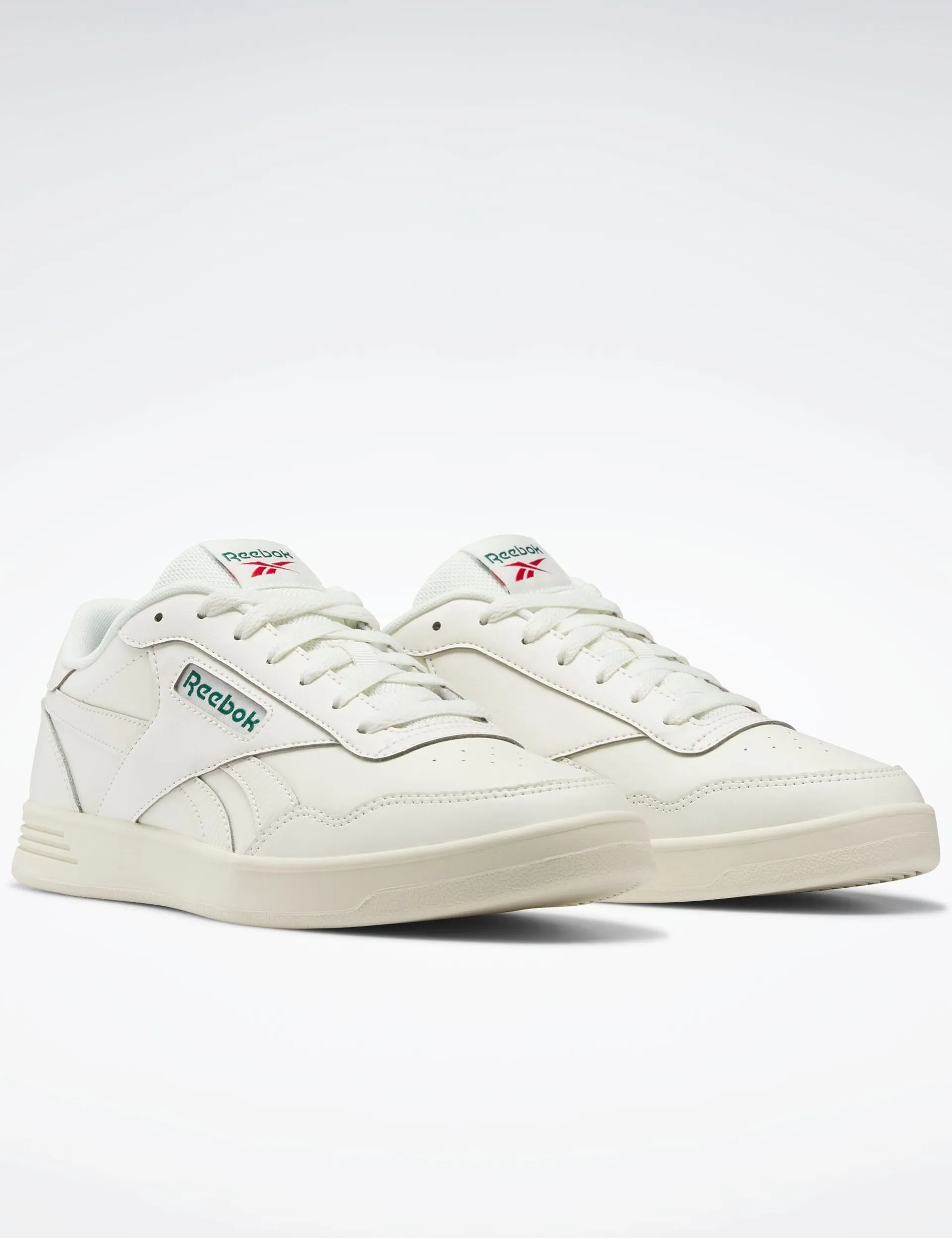 Court Advance Shoes - Craie/Vert Foncé/Rouge Flash