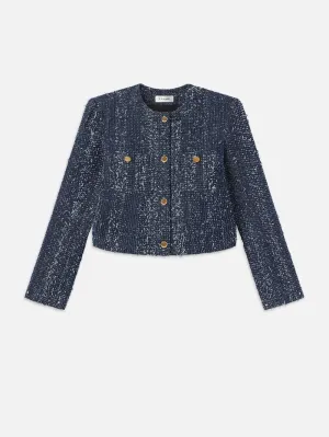 Veste en denim bouclé -- Magique