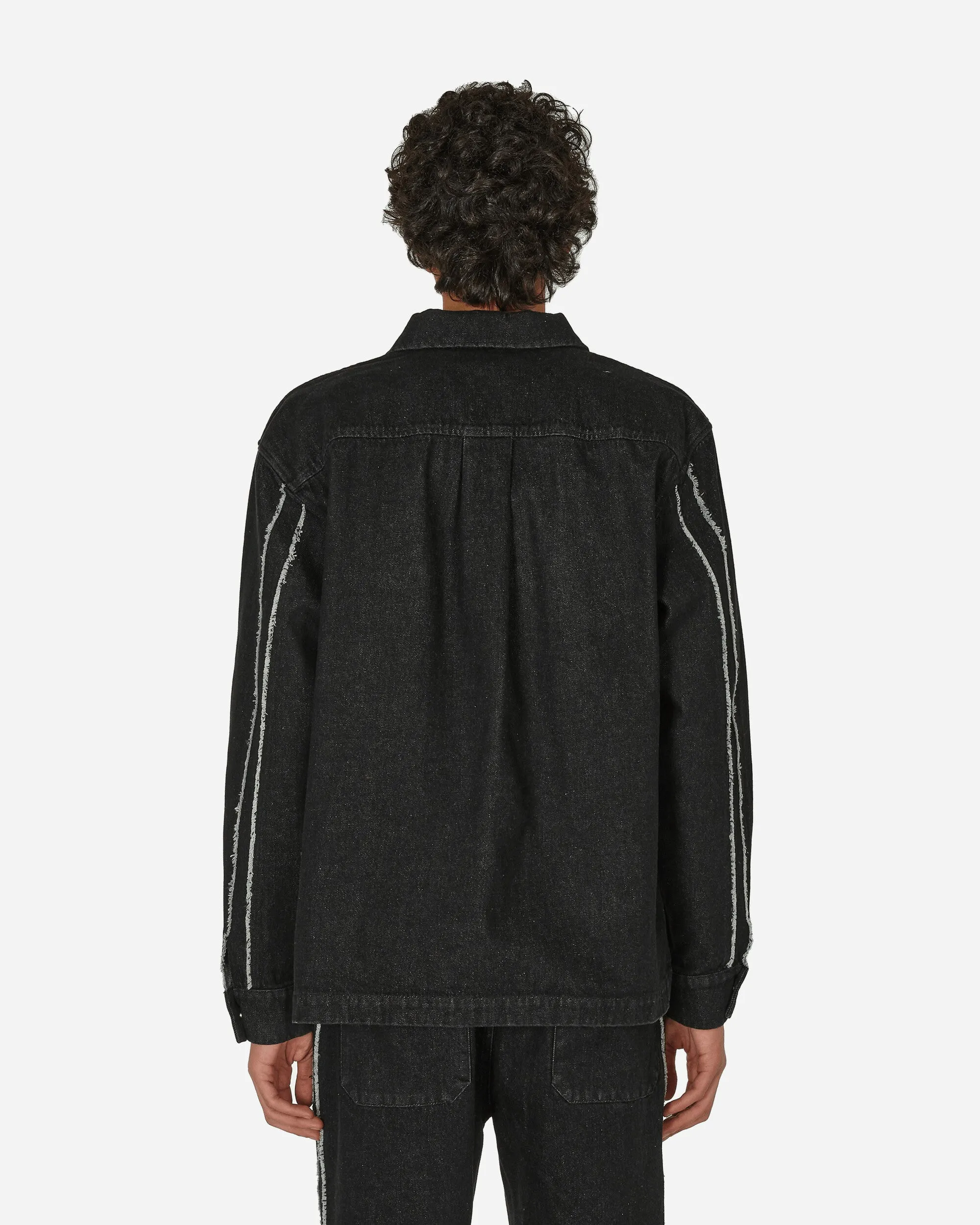 Veste chemise délavée noire