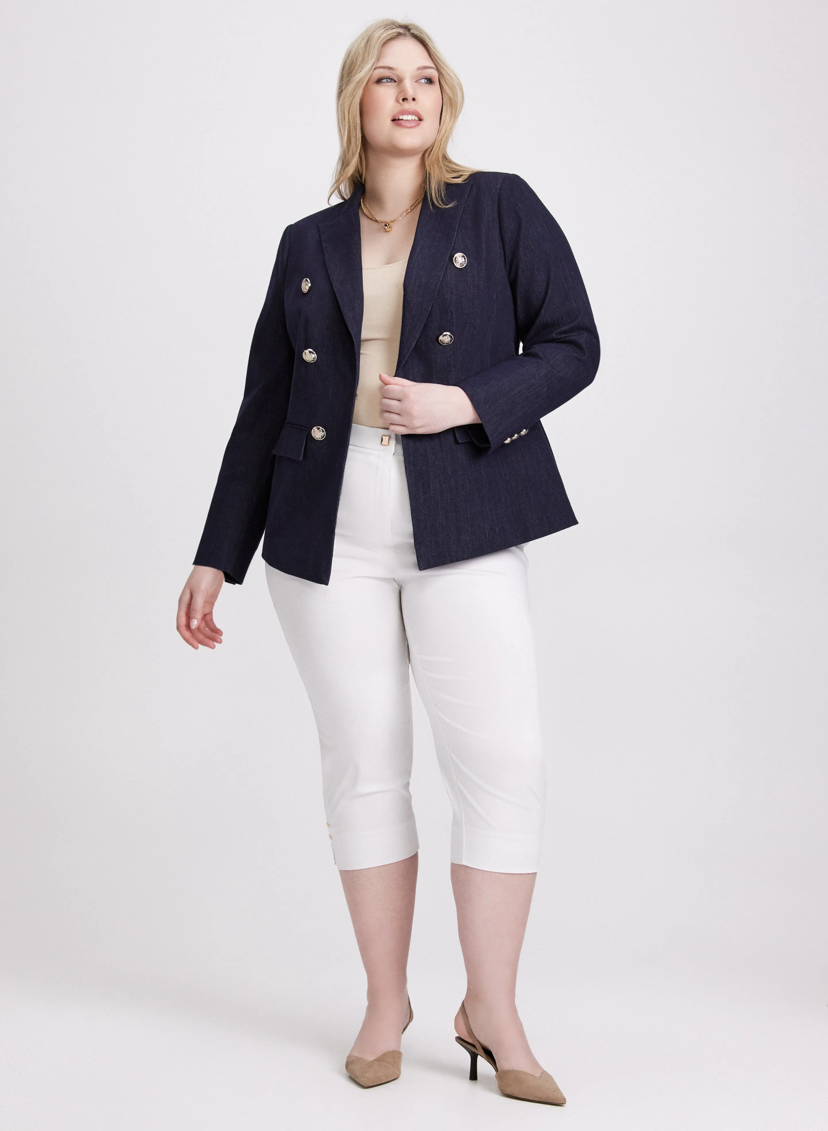 Veste en jean & Pantacourt