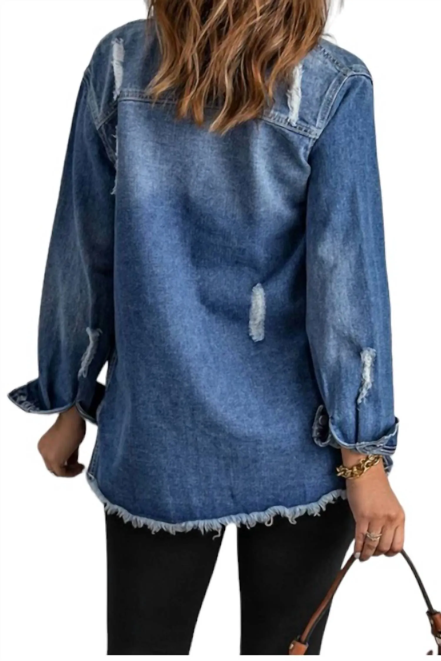 Veste en jean en chambray