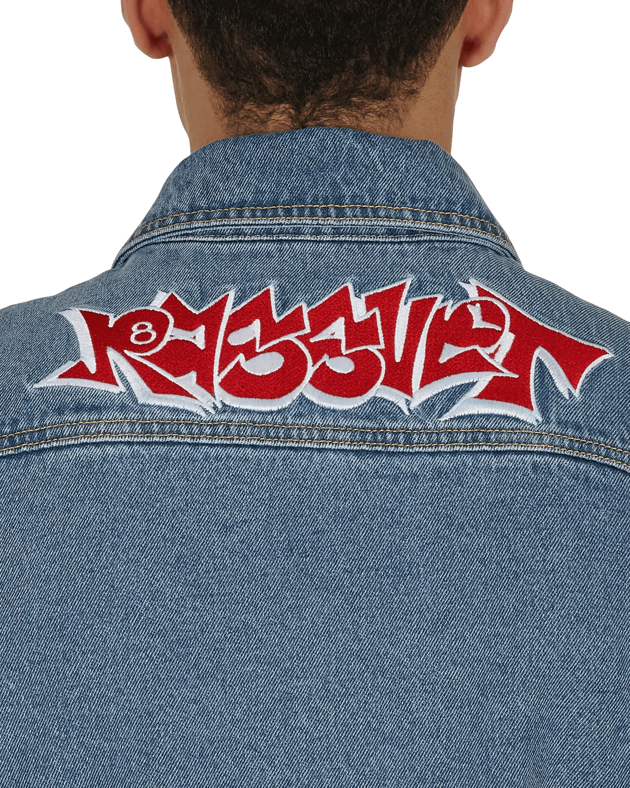 Veste Longue en Jean Bleu