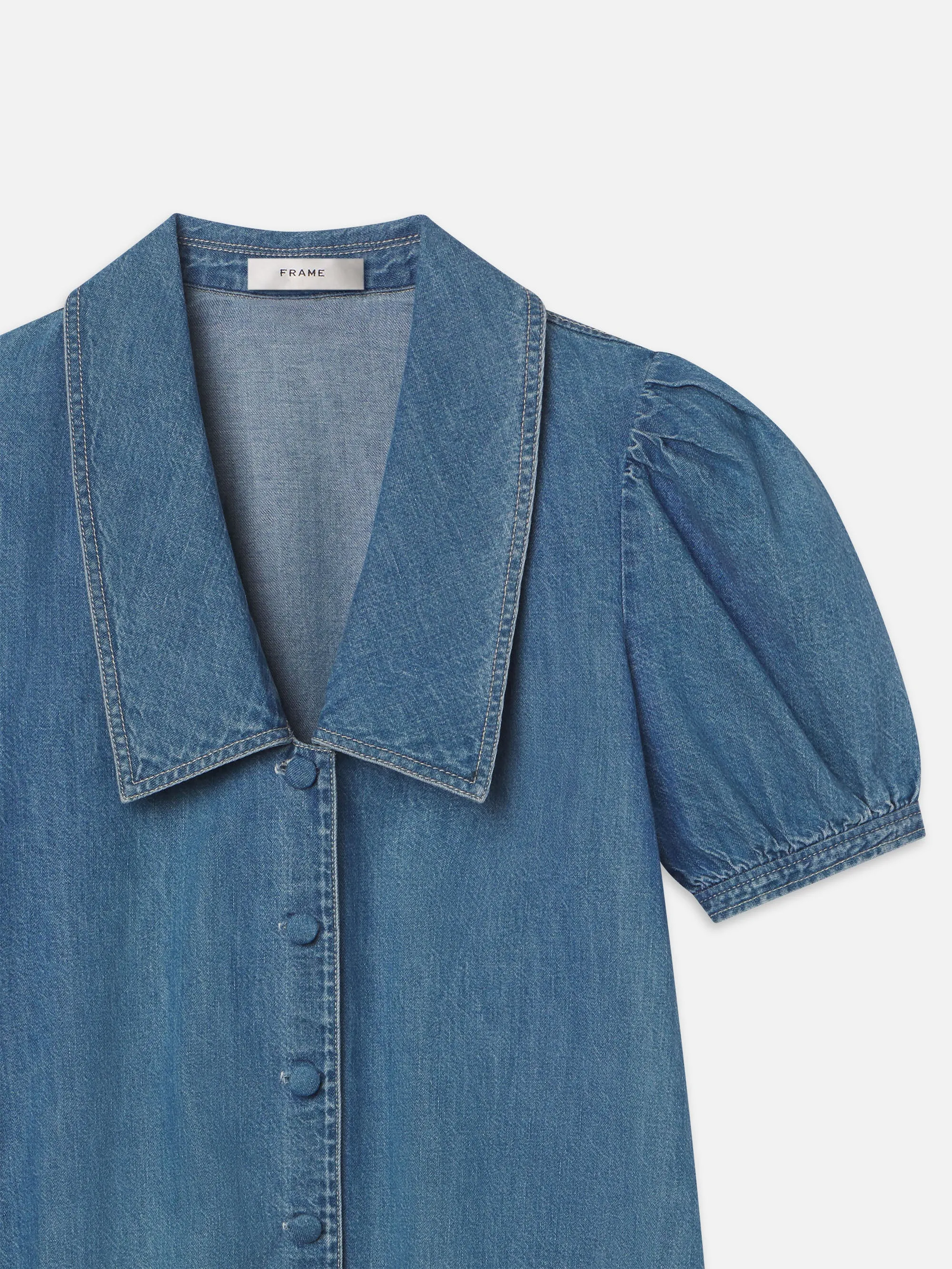 Robe Marinière en Jean -- Starlet