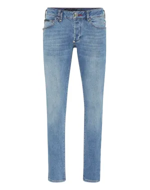 Pantalon droit super basique en denim