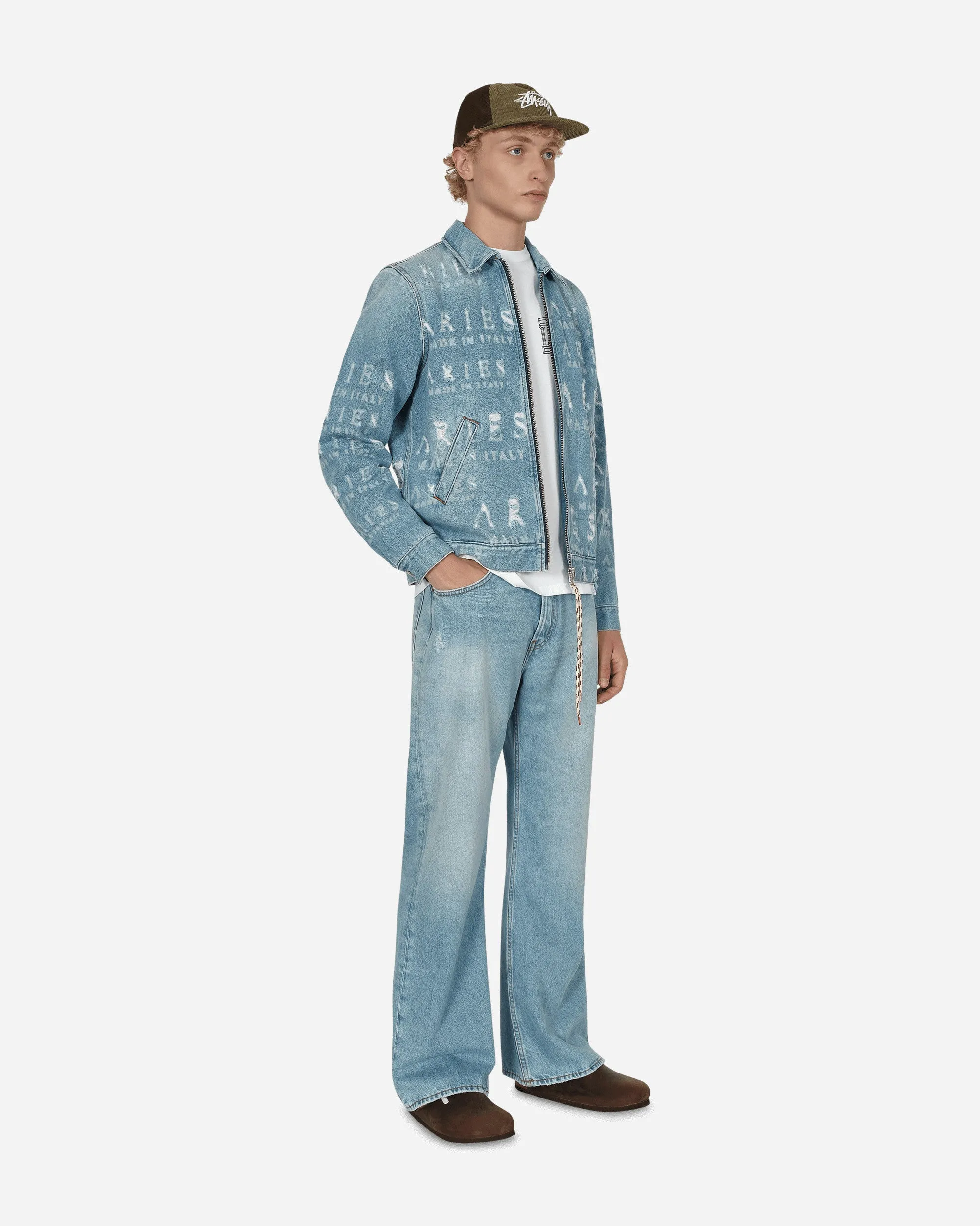 Jean Jacket Bleu Détruit