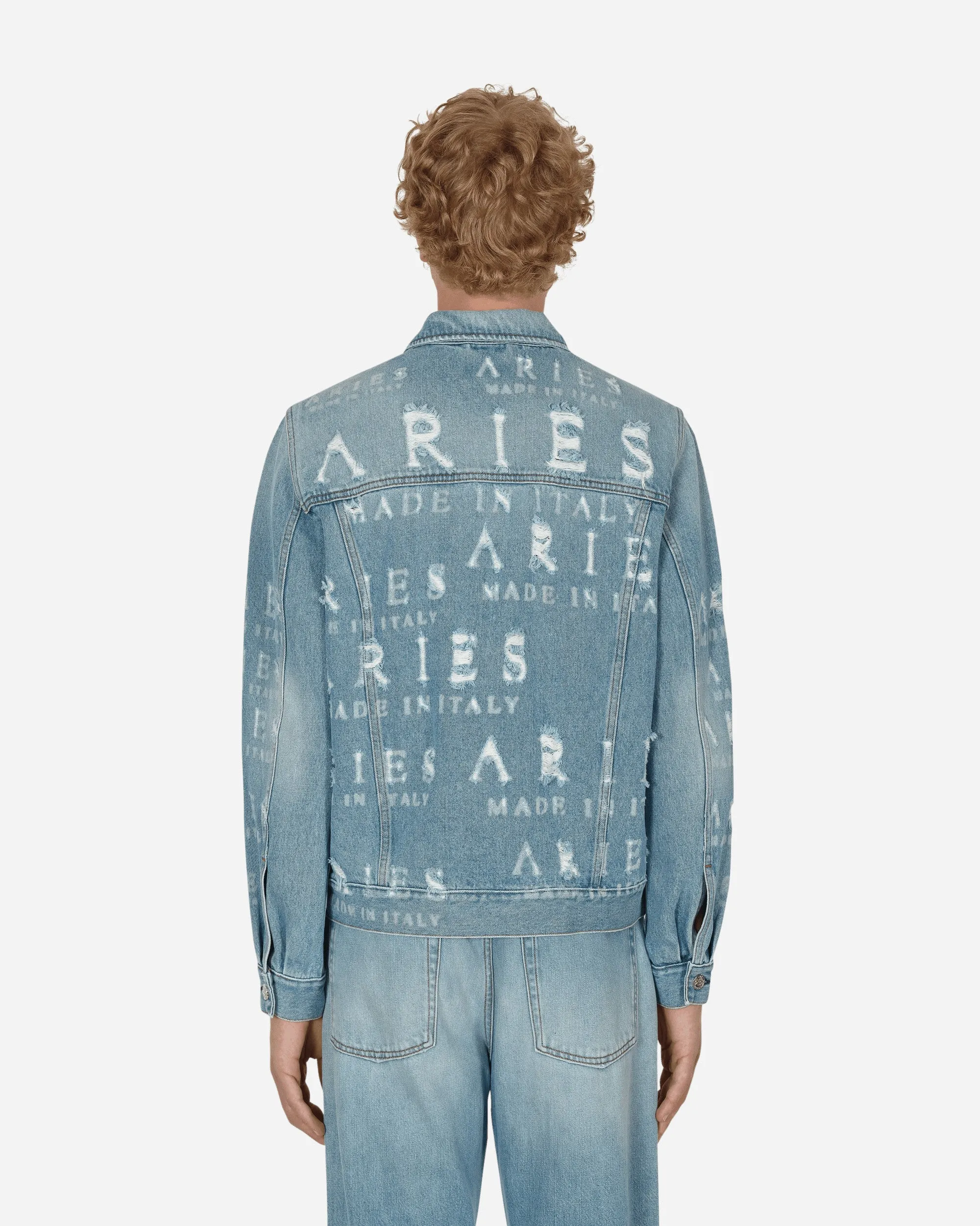 Jean Jacket Bleu Détruit
