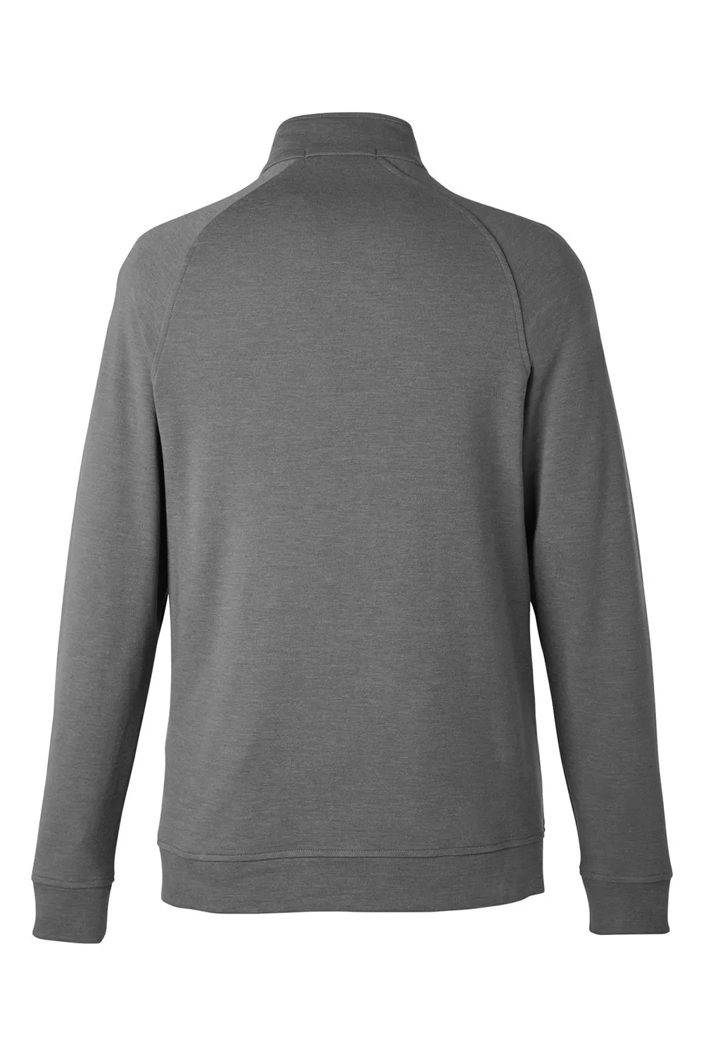 Devon & Jones Hommes Nouveaux Classiques Charleston Pull à Zip 1/4 - Gris Graphite Mélangé