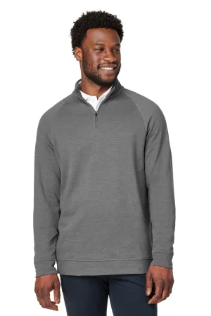 Devon & Jones Hommes Nouveaux Classiques Charleston Pull à Zip 1/4 - Gris Graphite Mélangé