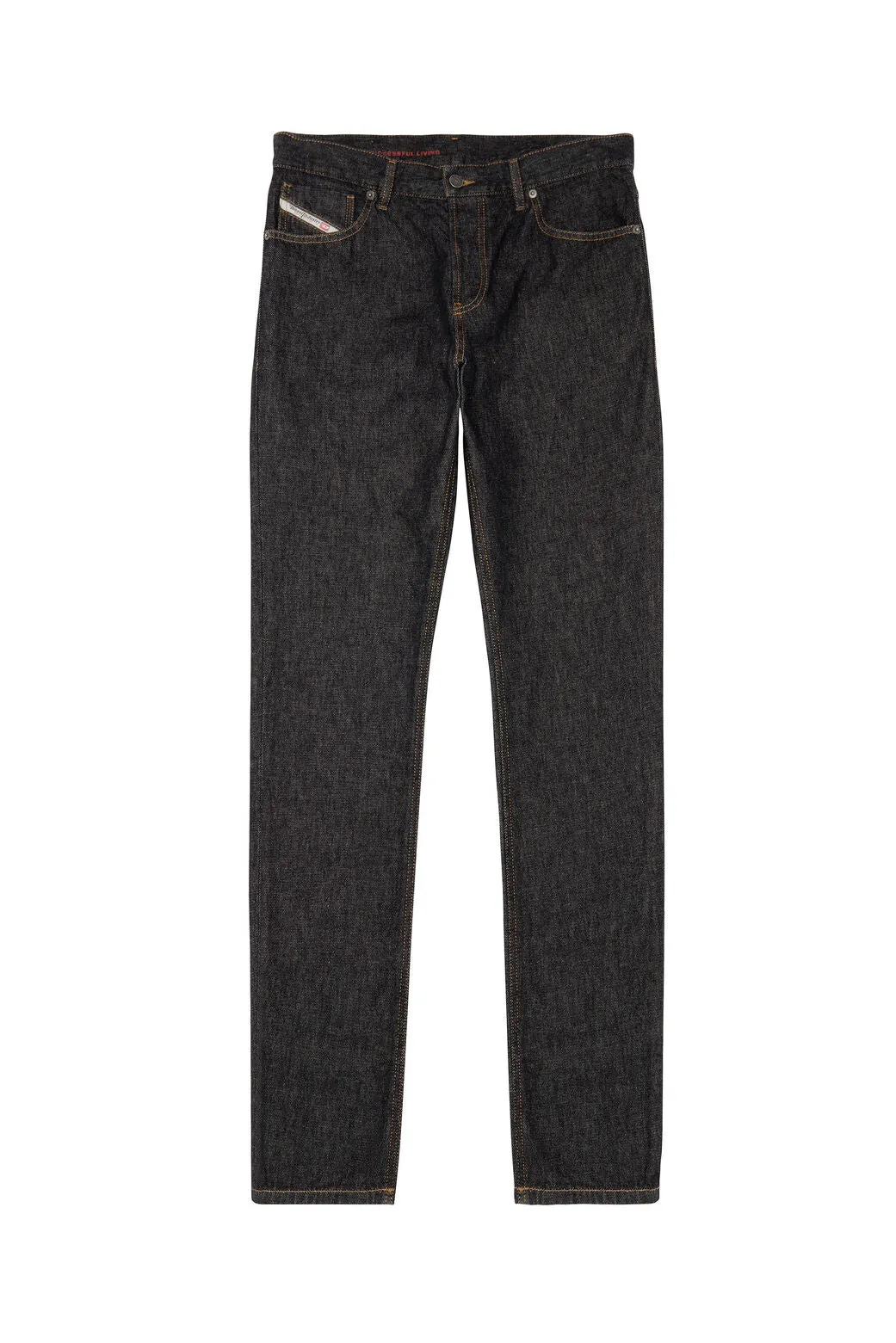Diesel D-Sark Jeans Slim Fit à jambe droite en denim noir