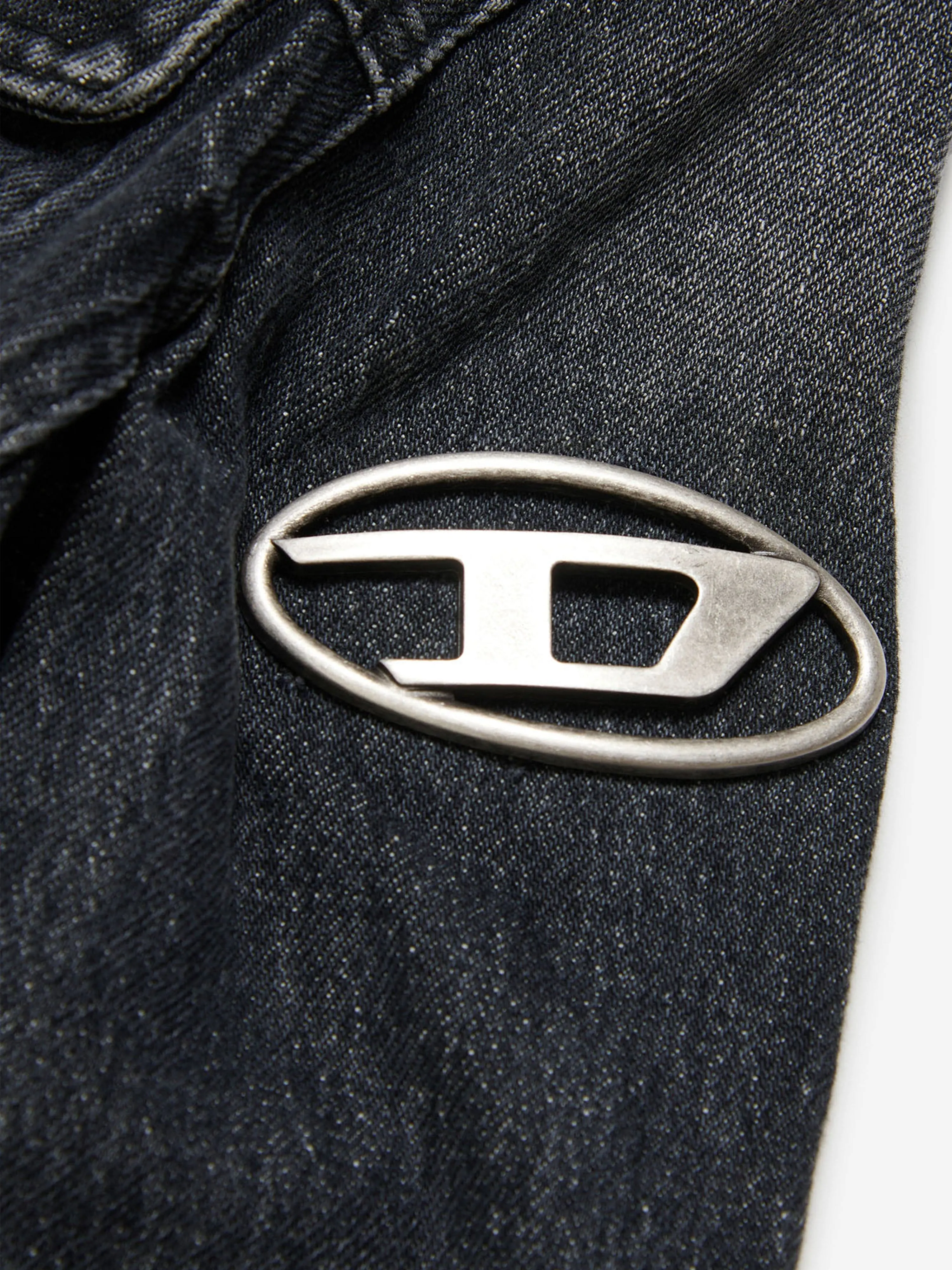 Veste en jean Diesel Girls en noir