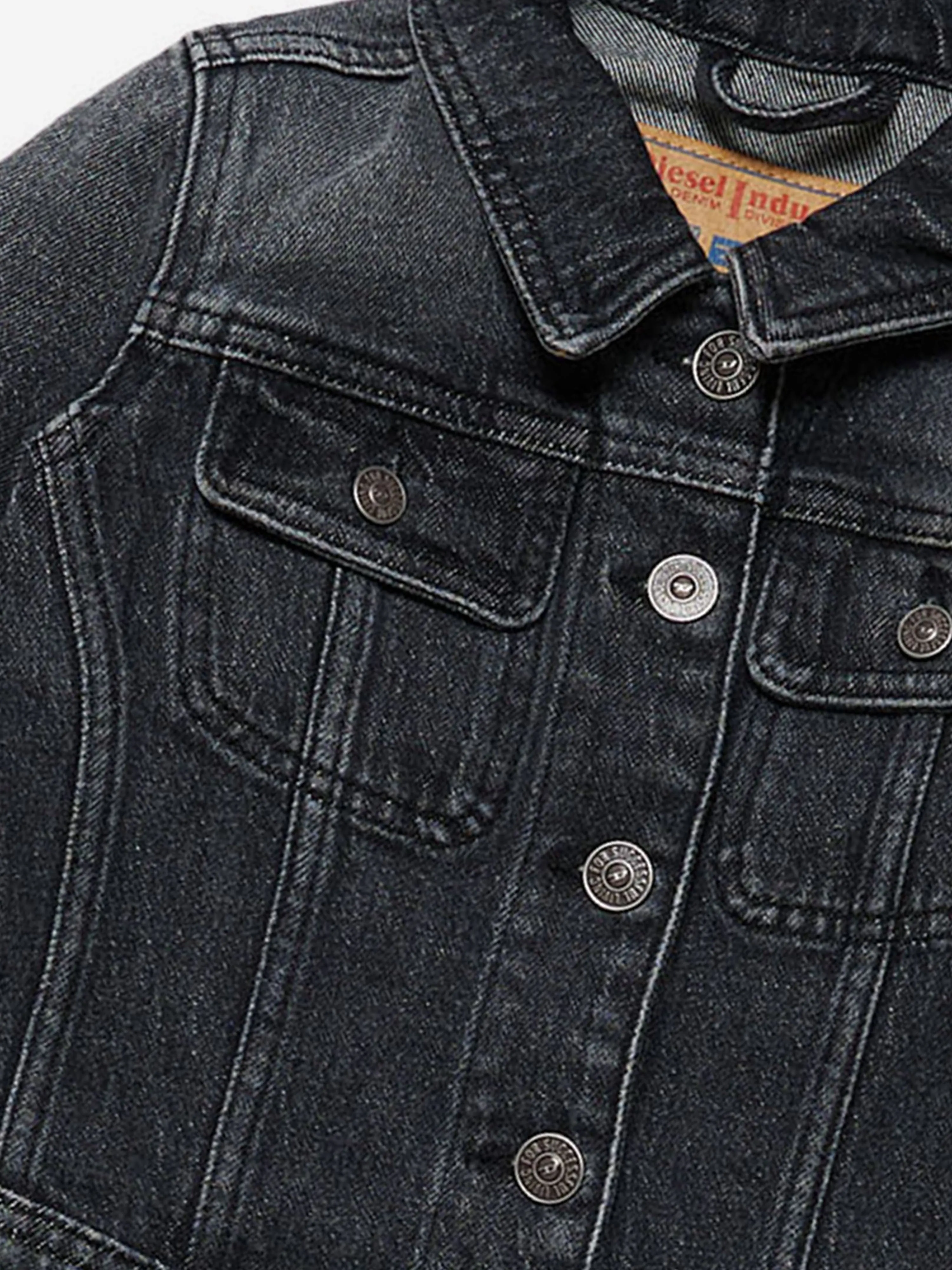 Veste en jean Diesel Girls en noir