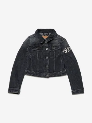 Veste en jean Diesel Girls en noir