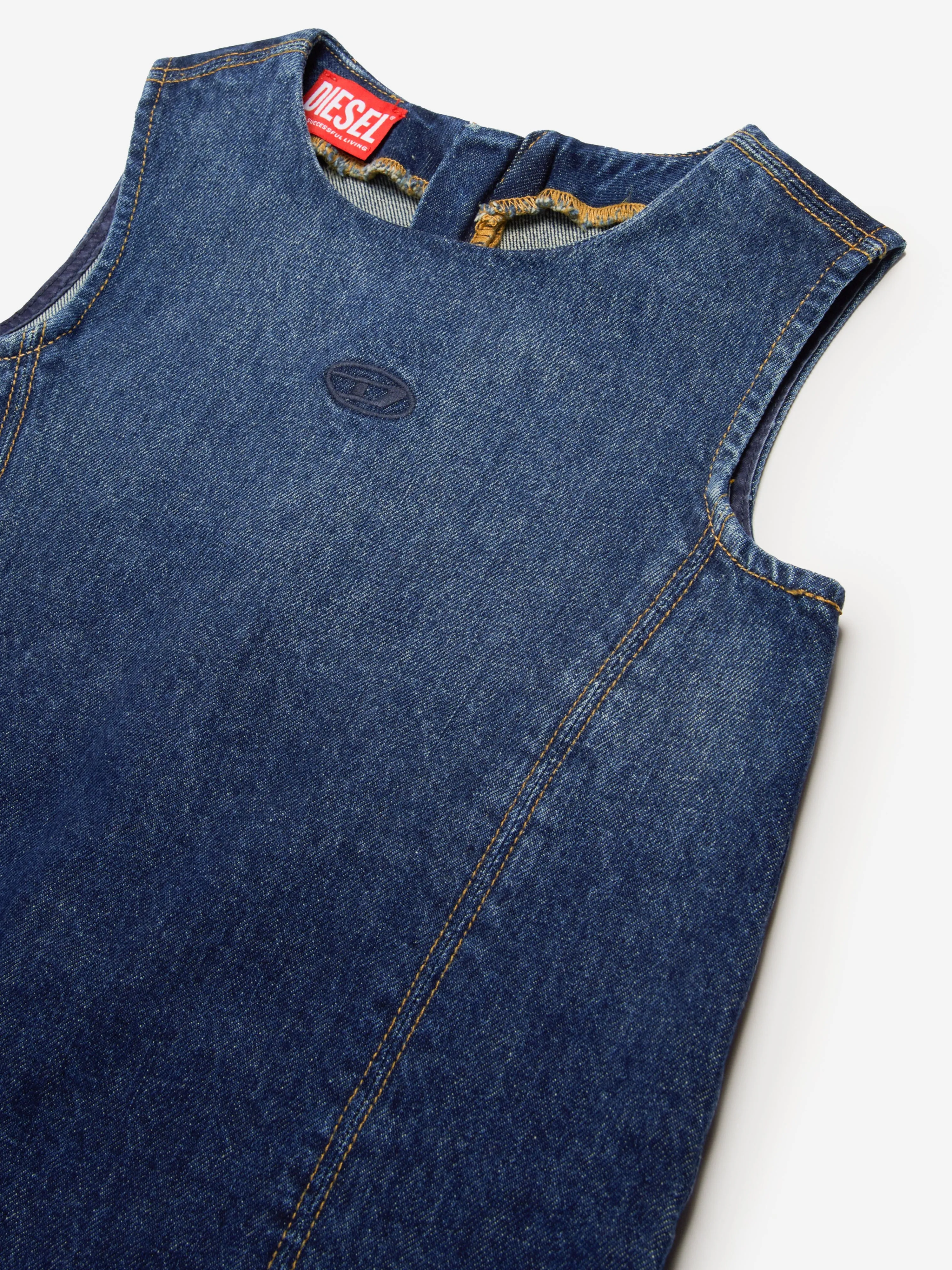 Robe en Denim Destar Diesel Girls en Bleu