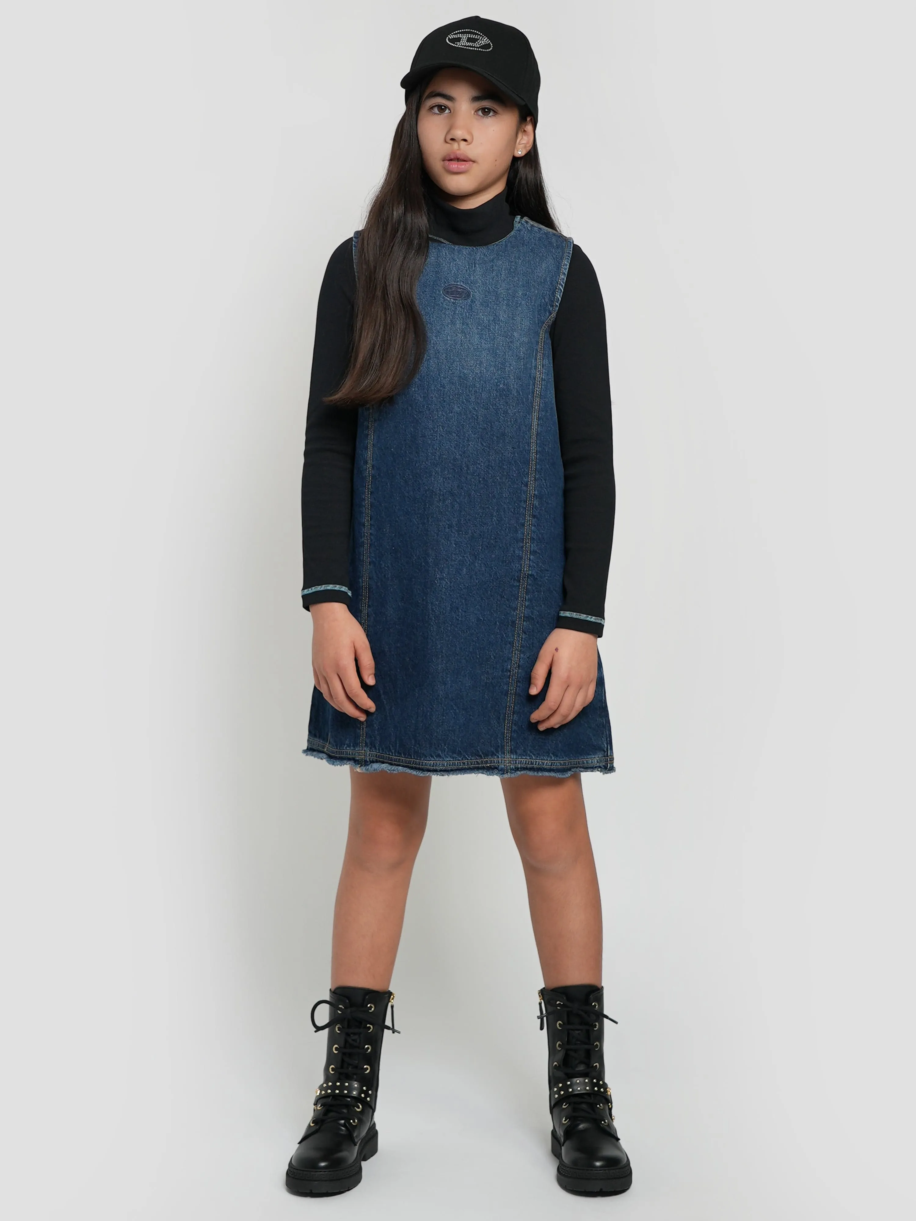 Robe en Denim Destar Diesel Girls en Bleu