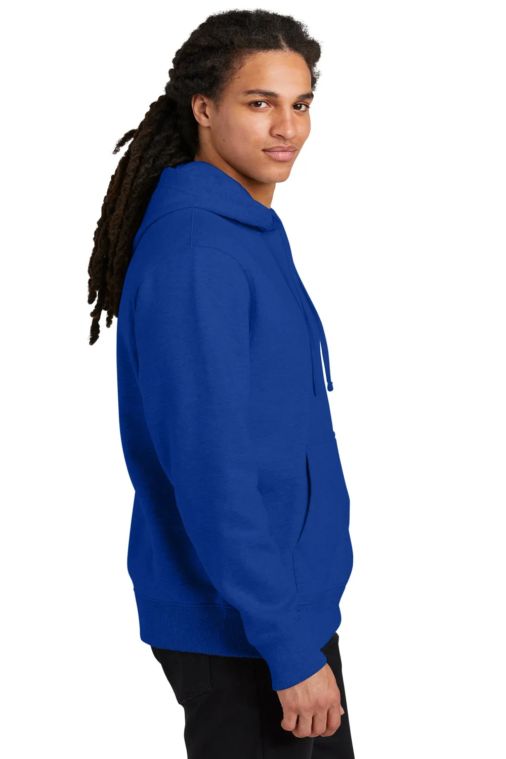 Pull à capuche épais V.I.T. pour hommes avec poche kangourou - Bleu royal foncé