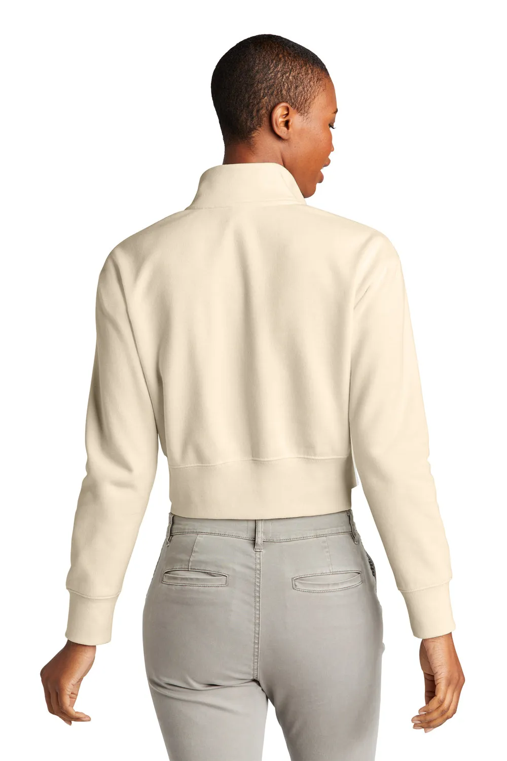 Pull en polaire 1/4 zip pour femmes District V.I.T. - Gardénia