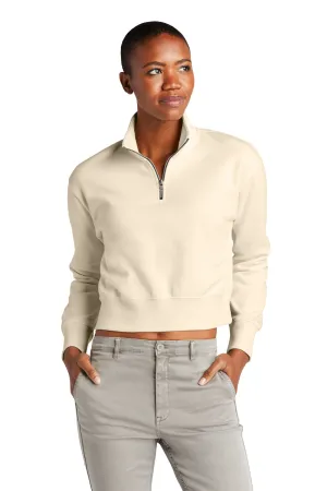 Pull en polaire 1/4 zip pour femmes District V.I.T. - Gardénia