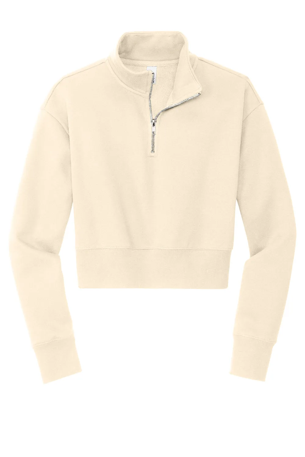 Pull en polaire 1/4 zip pour femmes District V.I.T. - Gardénia
