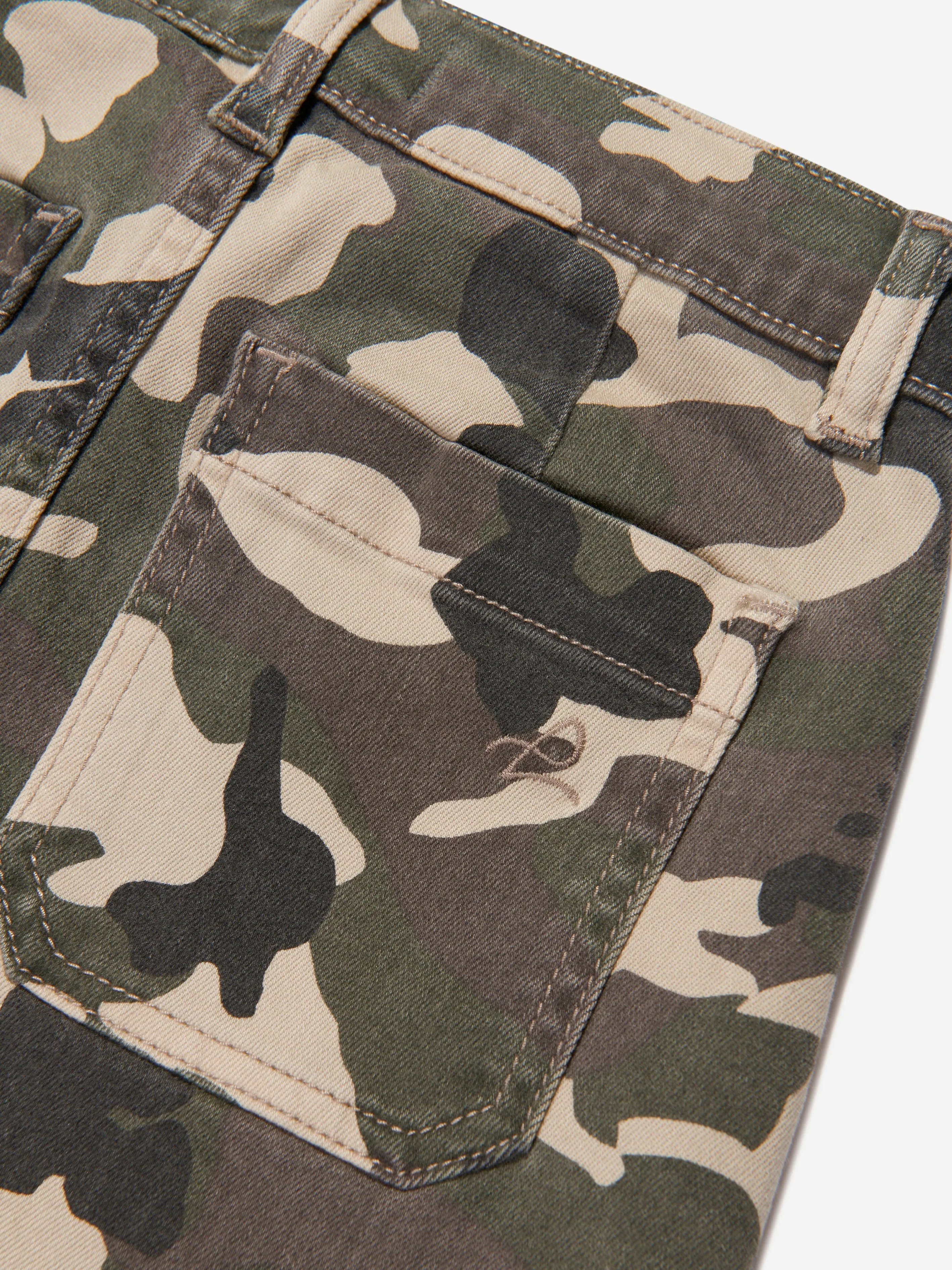 DL1961 Jupe Jenny Camouflage en Vert