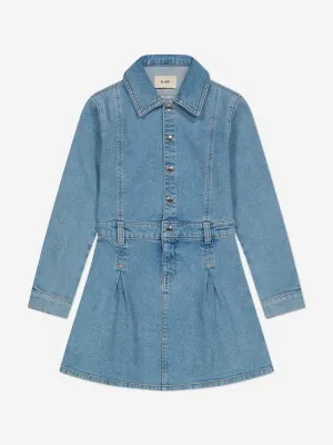 DL1961 Robe en Jean Manning pour Filles en Bleu
