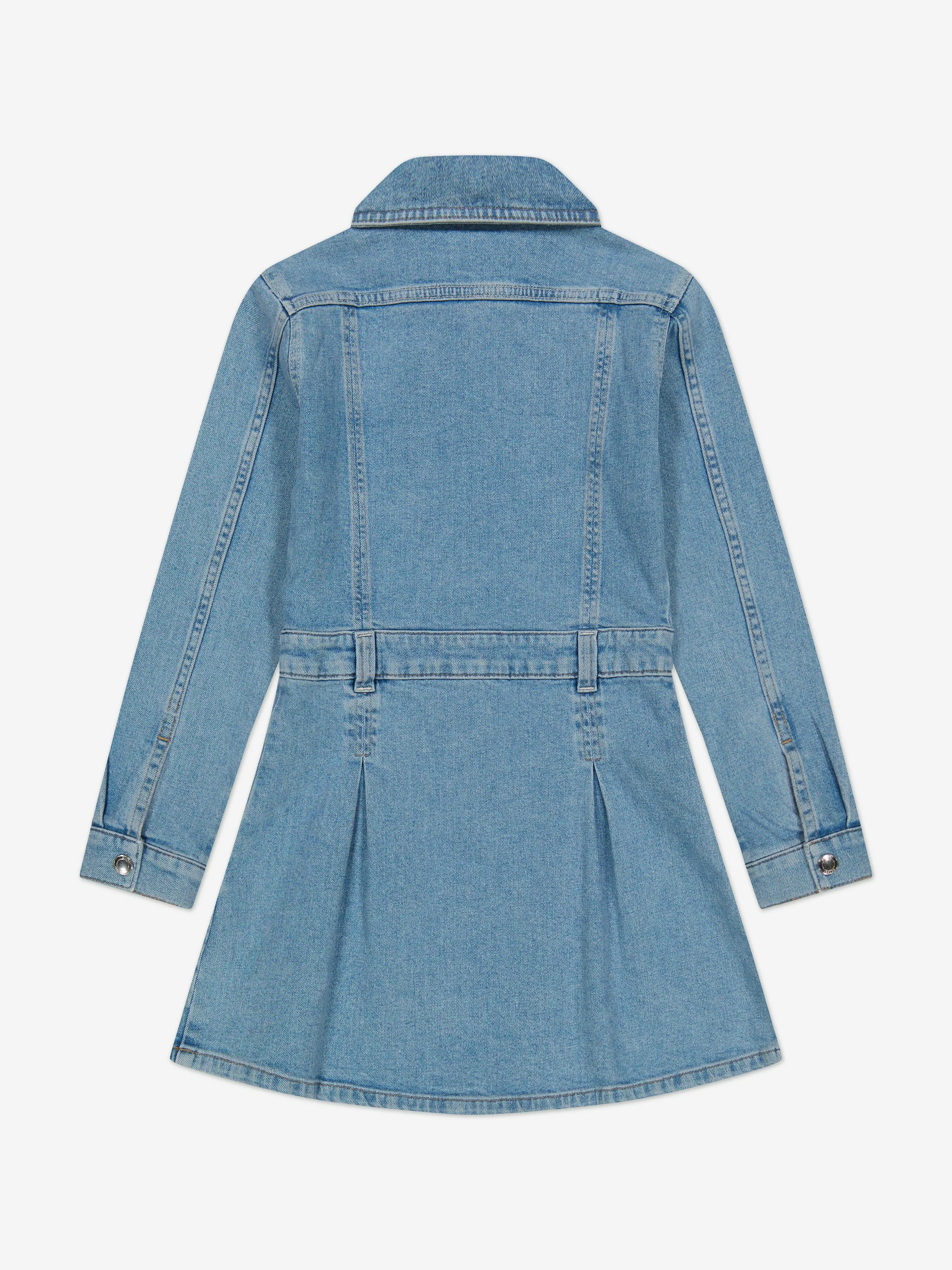 DL1961 Robe en Jean Manning pour Filles en Bleu