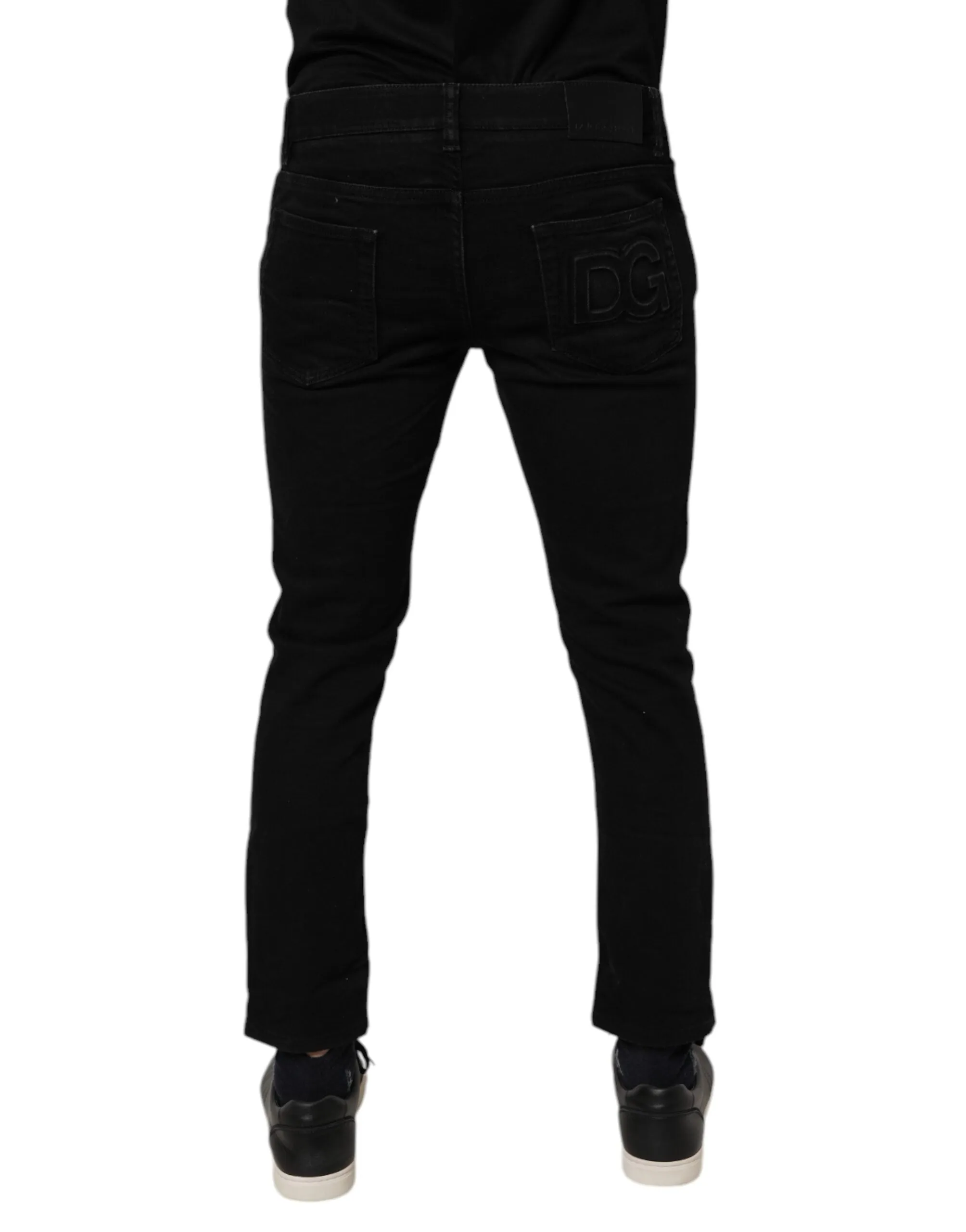 Dolce & Gabbana Jean Skinny Homme en Coton Élasthanne Bleu (Occasion)