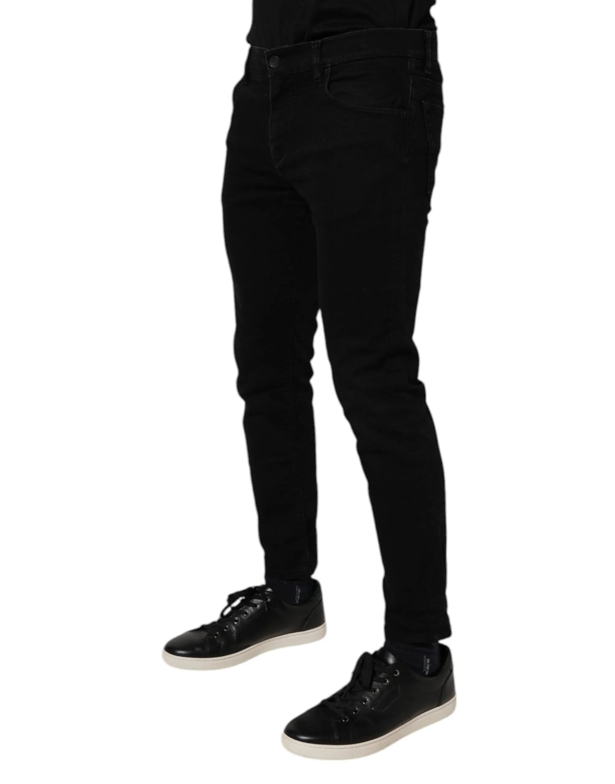 Dolce & Gabbana Jean Skinny Homme en Coton Élasthanne Bleu (Occasion)