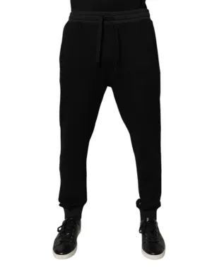 Pantalon de jogging en coton pour hommes avec logo Dolce & Gabbana