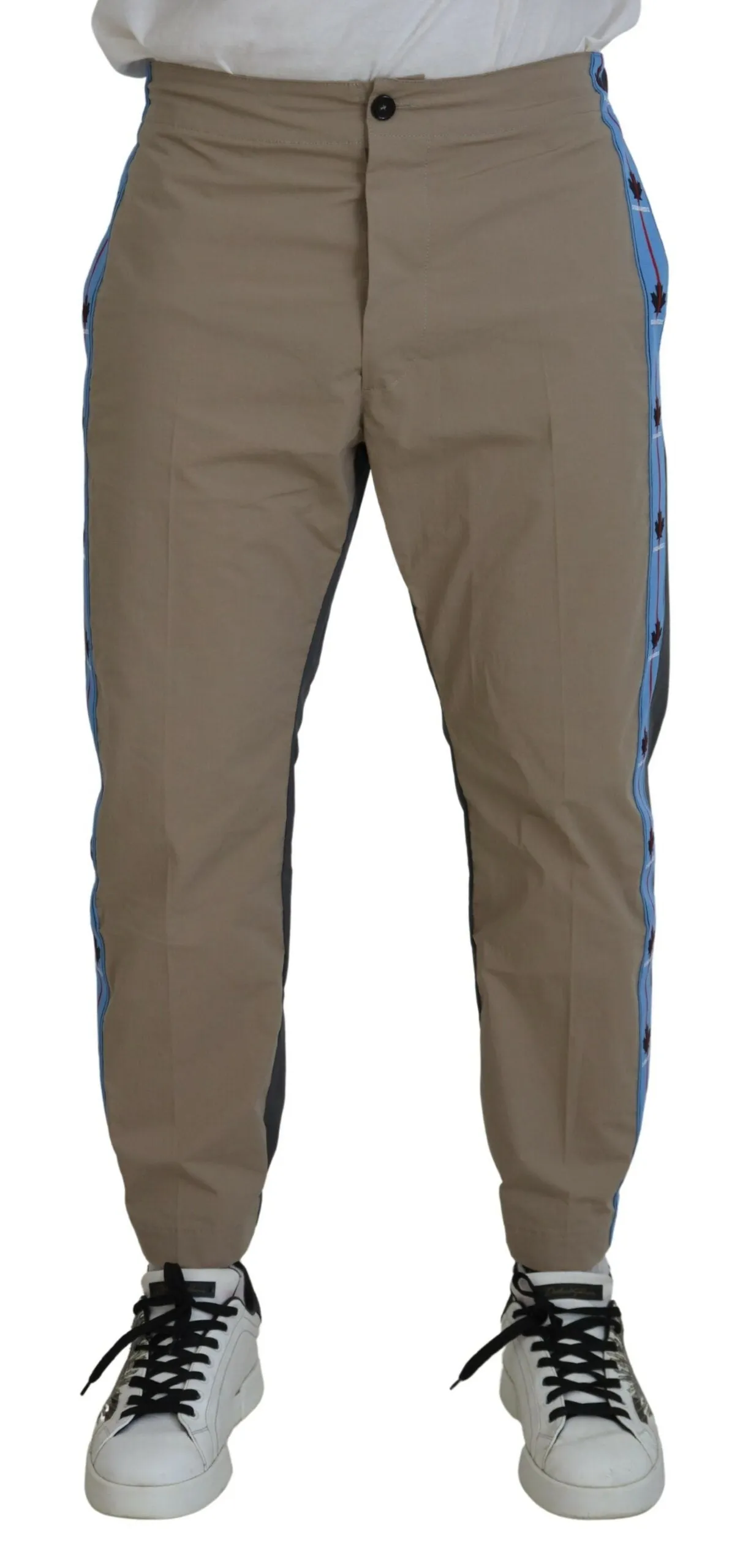 Dsqua2 Coton  Pantalon décontracté bicolore pour hommes