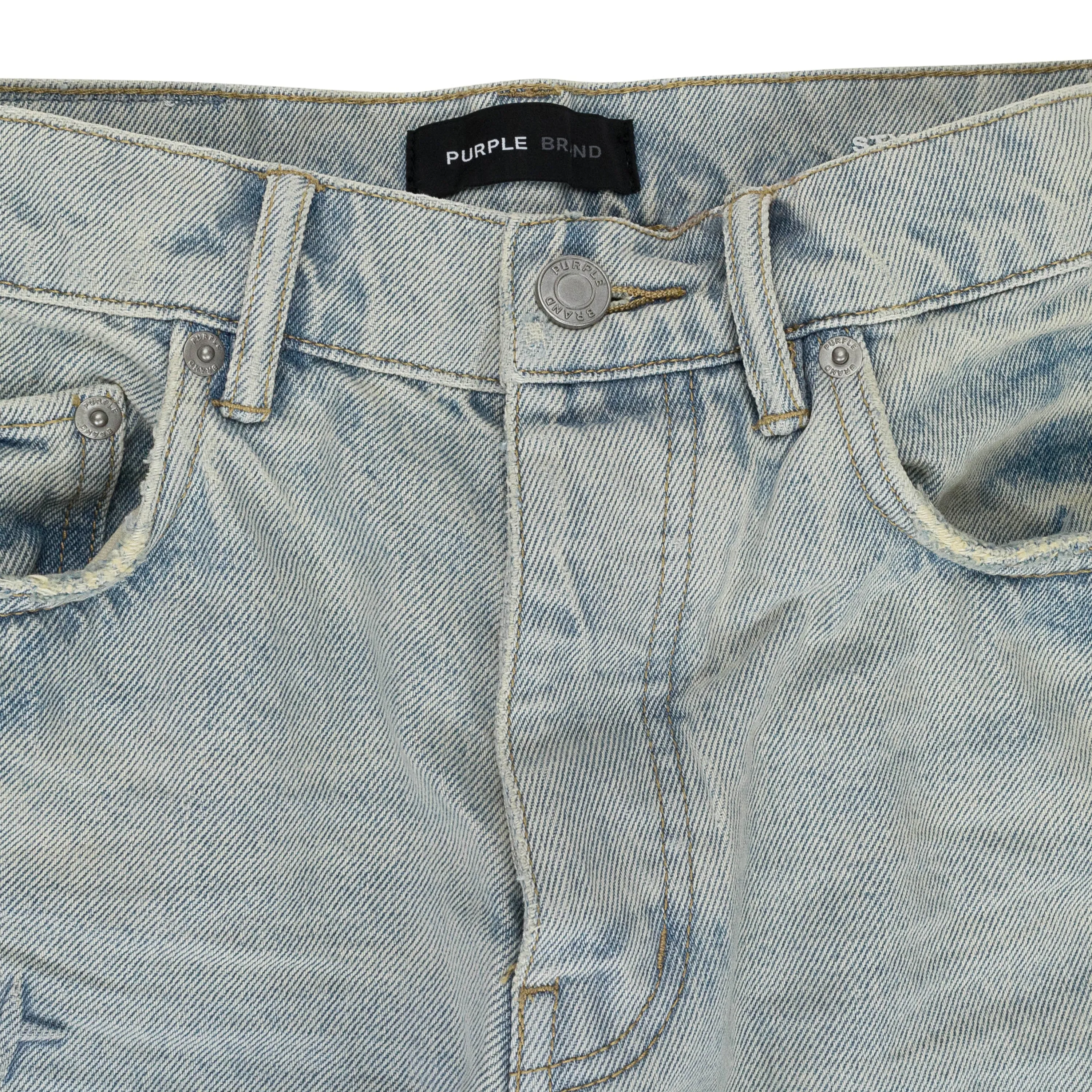 JEAN SKINNY EN DENIM GAUFRÉ Indigo