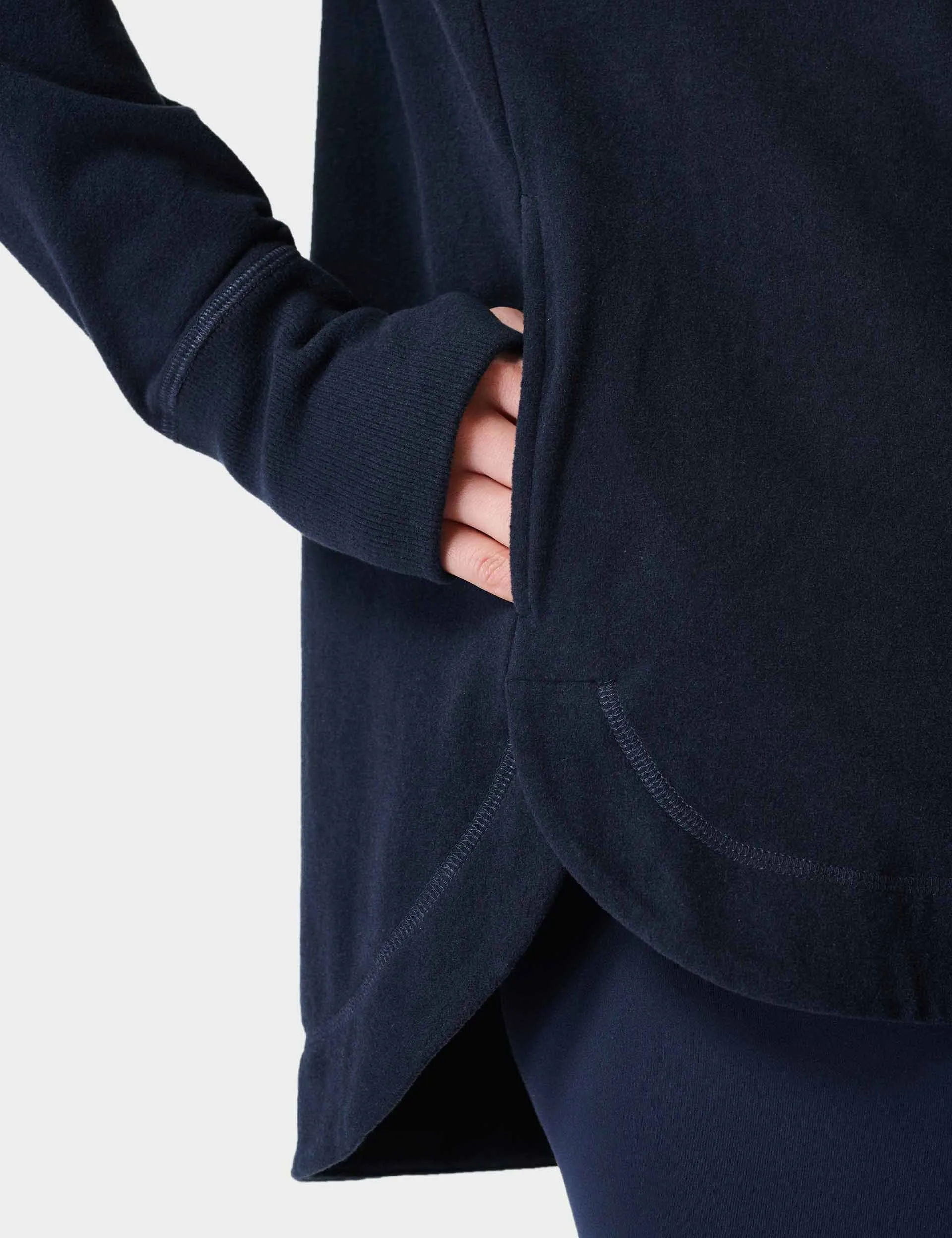Hoody en polaire Escape Italian - Bleu marine