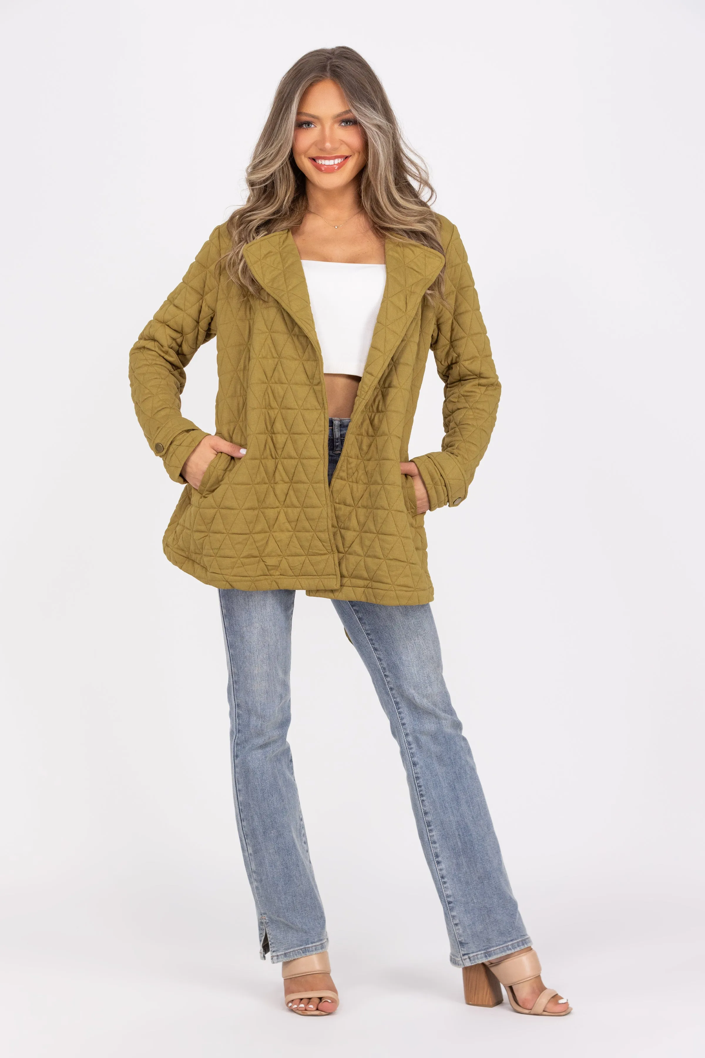 Veste matelassée à nouage devant pour femmes Everyone's Different * Vente finale *