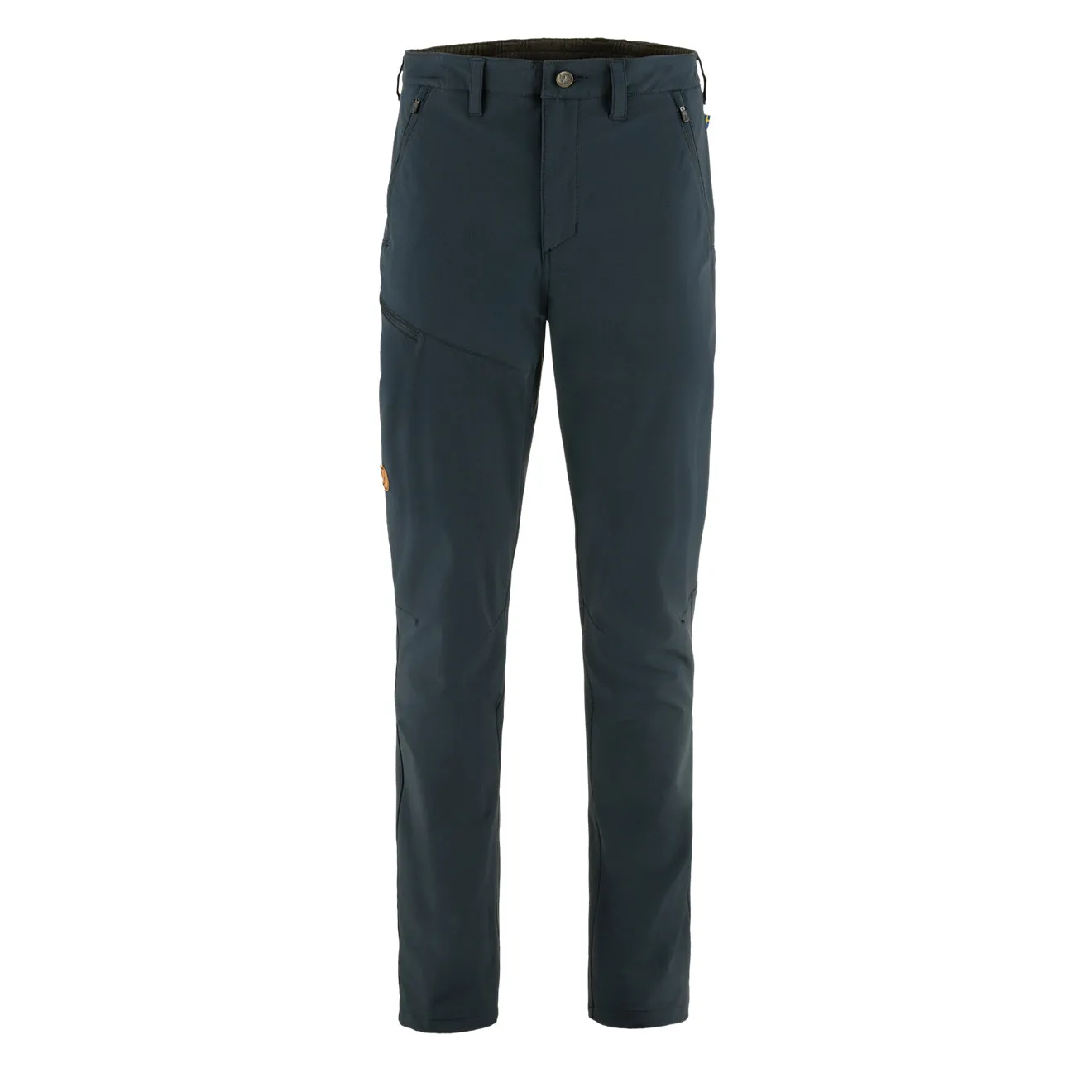 Pantalon Fjallraven Abisko Trail Stretch Long Bleu Marine Foncé