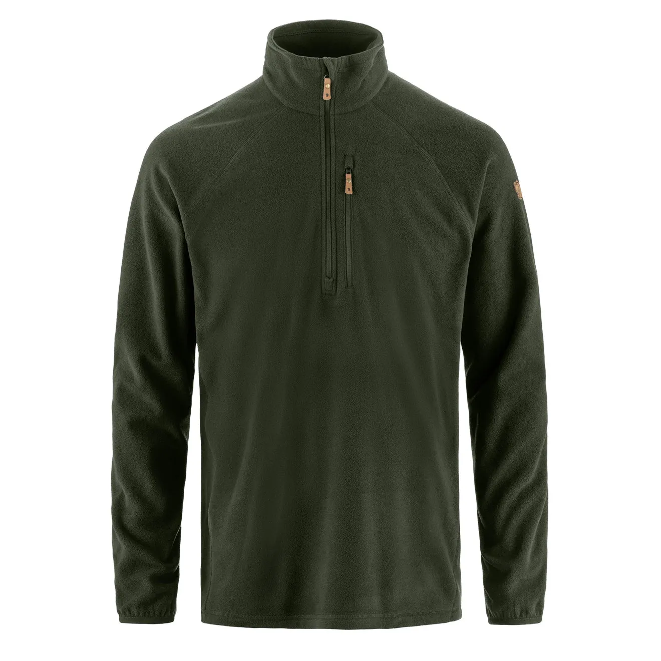 Fjallraven Ovik Lite Polaire Demi-Zip Vert Foncé