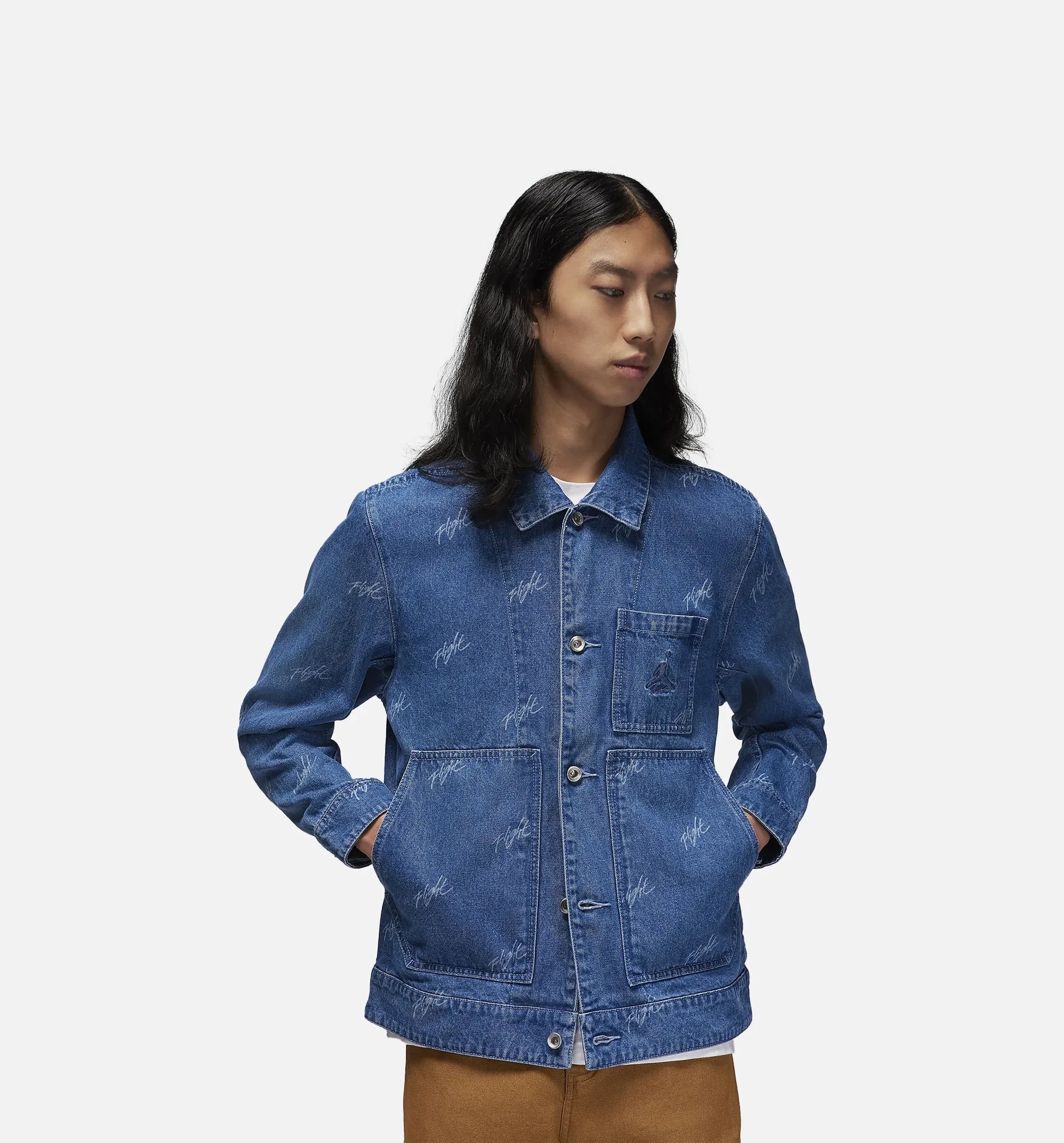 Veste en denim Flight Heritage pour homme - Bleu